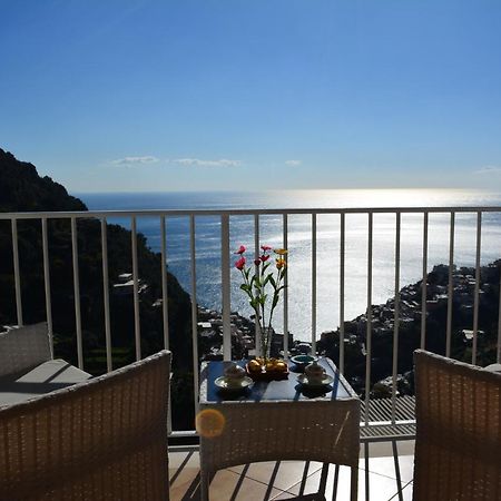 Casa Rossia Breathtaking Sea View Apartment In Positano Exteriör bild