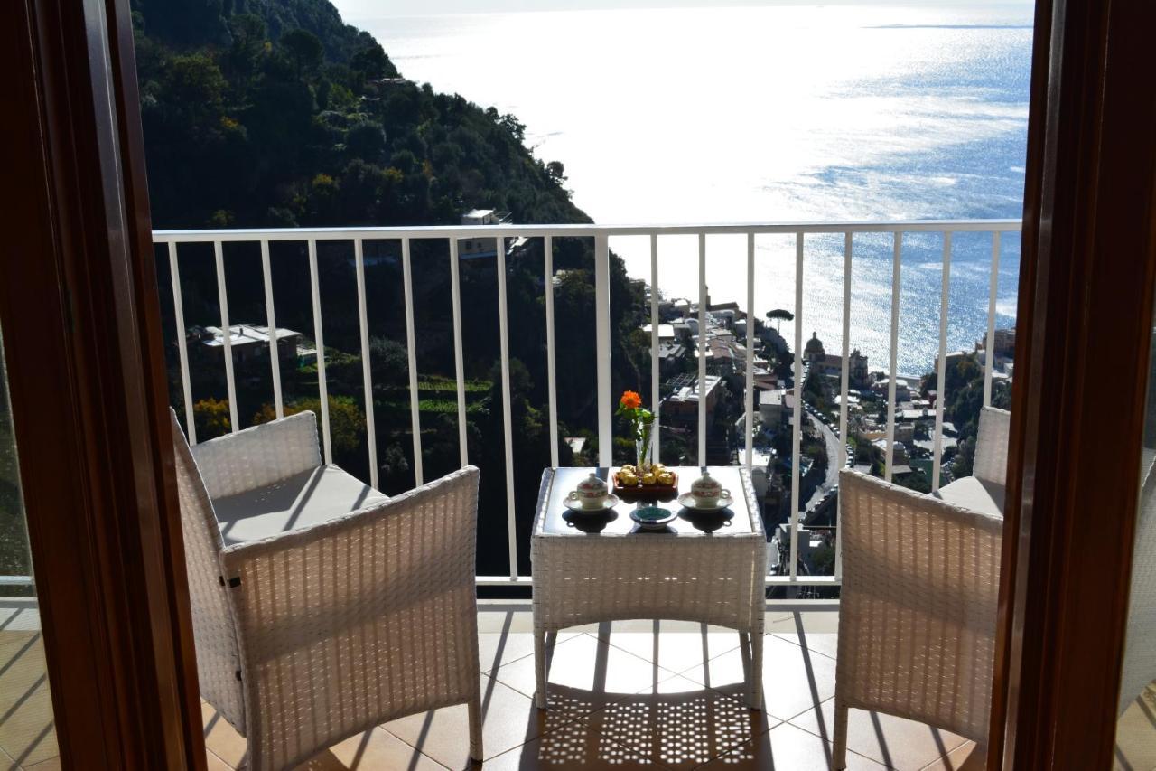 Casa Rossia Breathtaking Sea View Apartment In Positano Exteriör bild