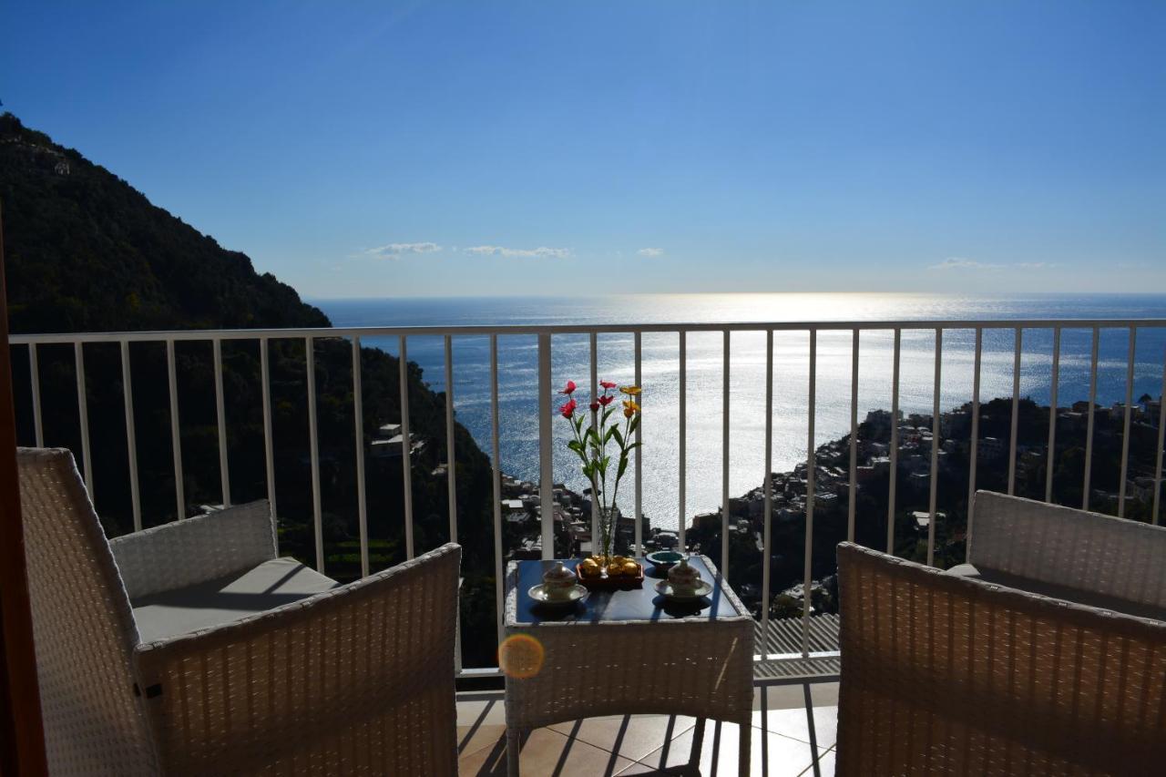 Casa Rossia Breathtaking Sea View Apartment In Positano Exteriör bild