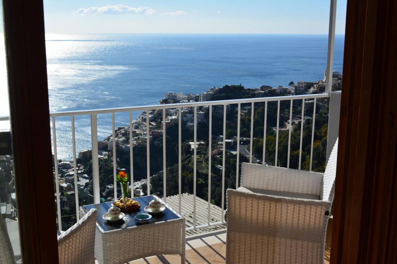 Casa Rossia Breathtaking Sea View Apartment In Positano Exteriör bild