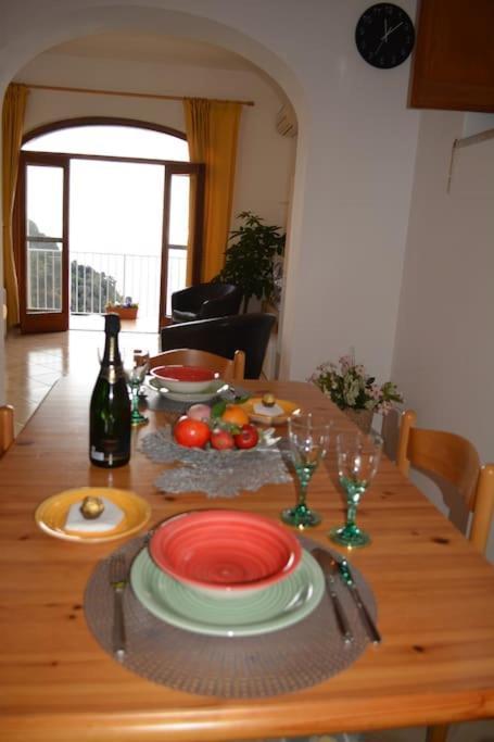 Casa Rossia Breathtaking Sea View Apartment In Positano Exteriör bild